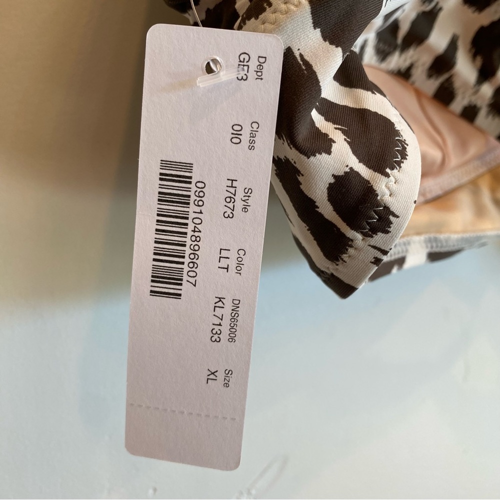 J.CREW Leopard Cheetah Print Bikini Top - Picture 6 of 7